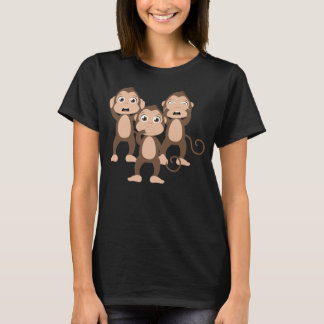 T-shirt Trois singes sages