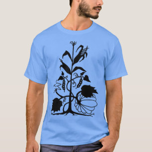 T-shirt Trois soeurs Haricots de maïs et courge