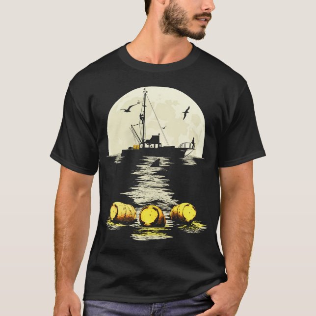 T-shirt Trois tonneaux jaunes (Devant)