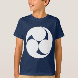 T-shirt Trois tourbillons dans le sens des aiguilles d'une