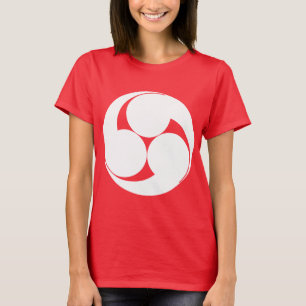 T-shirt Trois tourbillons dans le sens inverse des aiguill