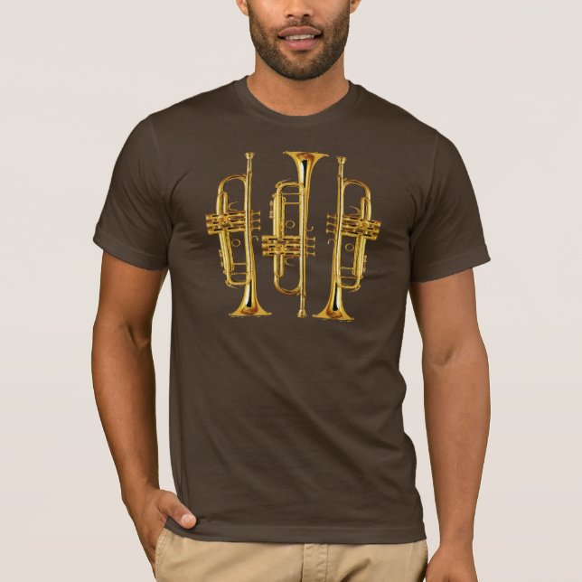 T-shirt Trois trompettes (Devant)