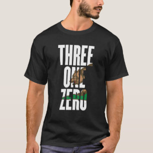 T-shirt Trois un Zero 310 Area Code Los Angeles Californie