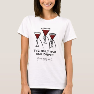 T-shirt Trois verres de vin dans la bande dessinée de
