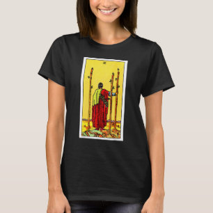 T-shirt Trois Wagons Vintage Tarot Card Rider Waite déc