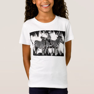 T-Shirt Trois Zèbres Peignant