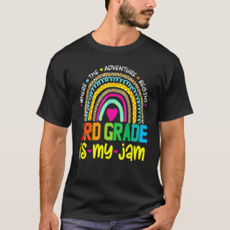 T-shirt Troisième 3e année est mon truc Retour au lycée a