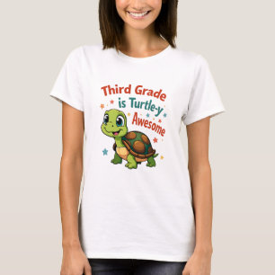 T-shirt Troisième année Turtle-y Incroyable 3e année Retou