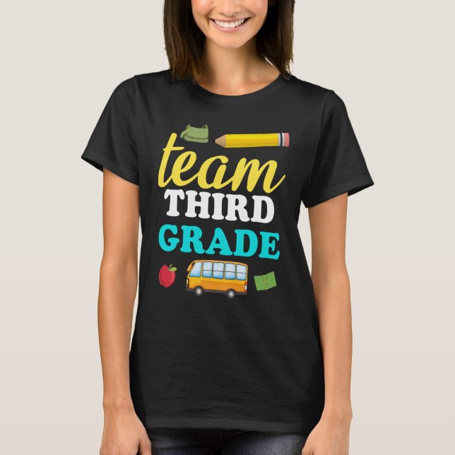 T-shirt troisième classe d'équipe (Devant)