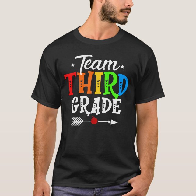 T-shirt troisième classe d'équipe (Devant)