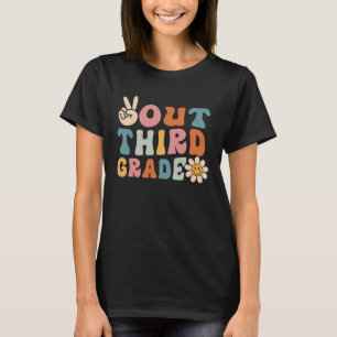 T-shirt Troisième classe Paix dehors Super Rétro Joyeux De