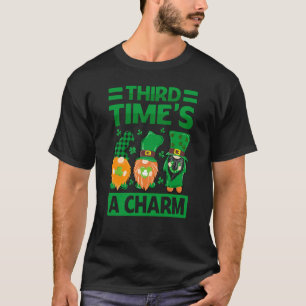 T-shirt Troisième fois est la bonne Saint-Patrick irlanda
