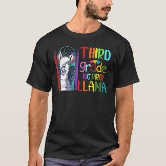 T-shirt Troisième Grade Teacher Back To School No Prob Lla