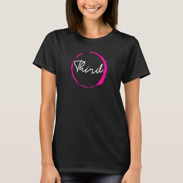 T-shirt Troisième Mette école primaire 3e année Enseignant (Devant)