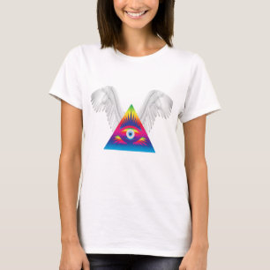 T-shirt Troisième oeil avec ailes