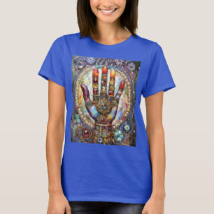 T-shirt Troisième œil mystique paume