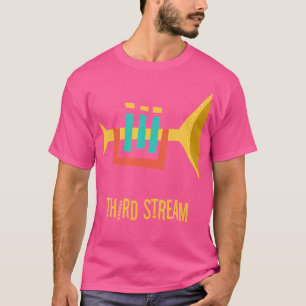 T-shirt Troisième volet - Musique Vintage de trompette de