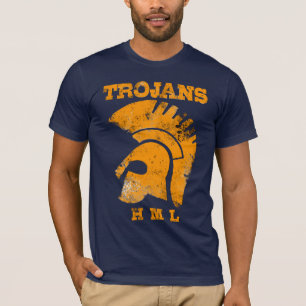 T-shirt Trojan - habillement de base de T des hommes