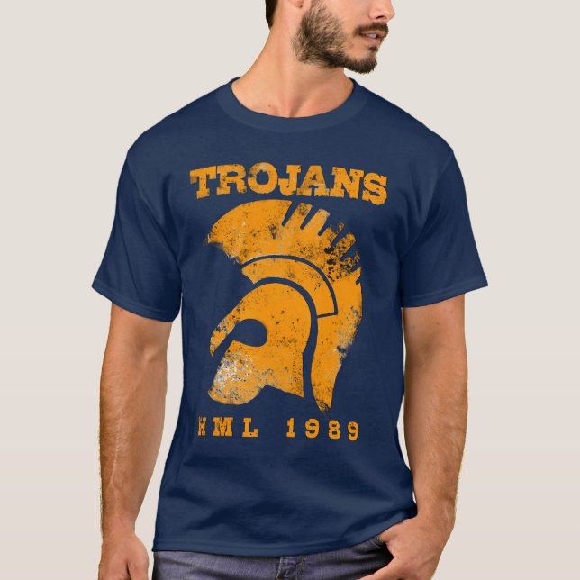T-shirt Trojan - T de base des hommes (Devant)