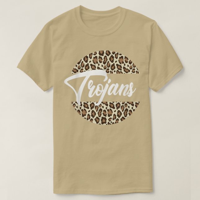 T-shirt Trojans High School Mascot Sports Team Womens Troj (Design devant)