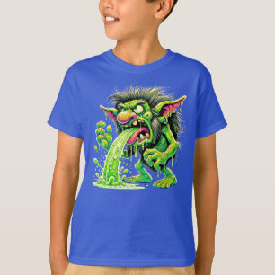 T-shirt Troll de Puking brut et amusant