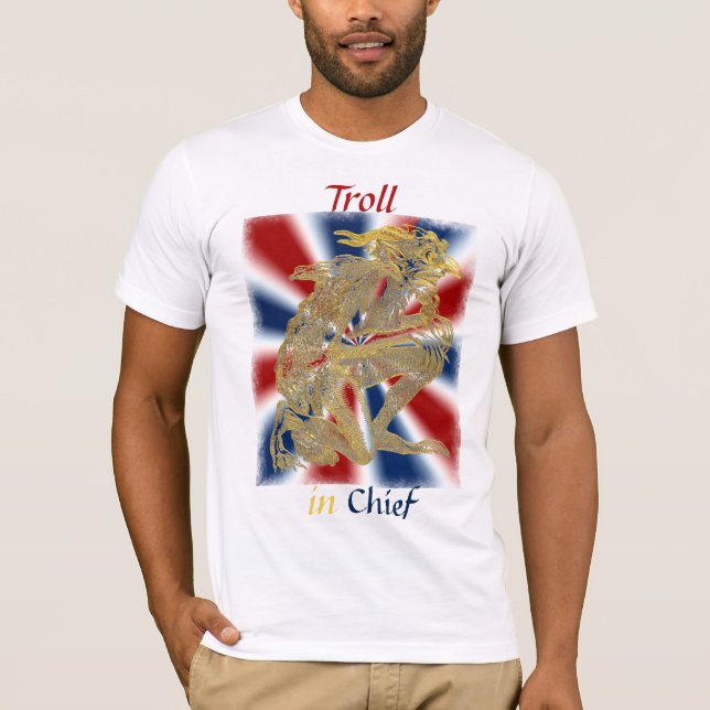 T-shirt Troll en chef (Devant)