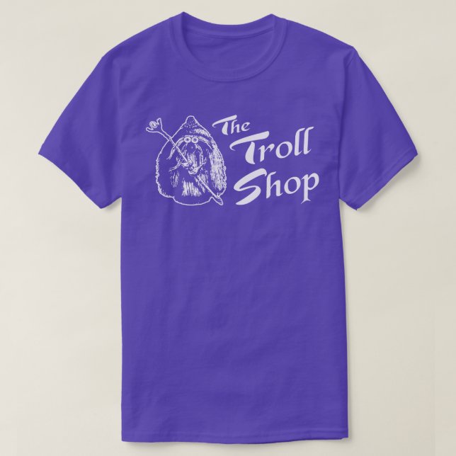 T-shirt Troll Shop Dark (Design devant)
