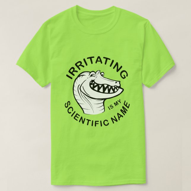 T-shirt Trollface Irritator (texte) (Design devant)