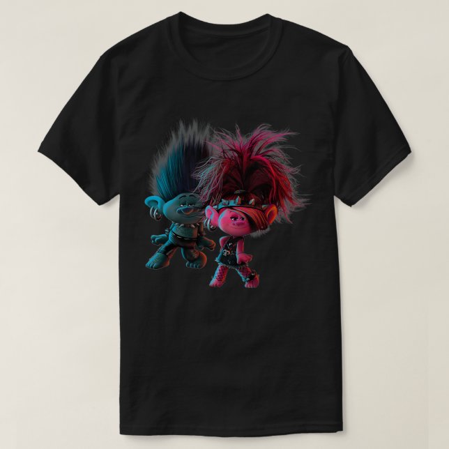 T-shirt Trolls World Tour Branch & Poppy Pose  (Design devant)