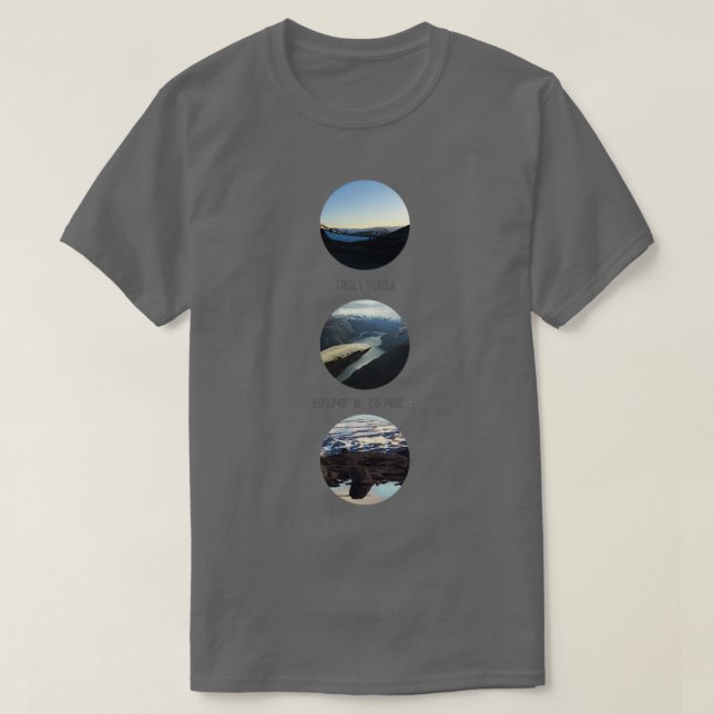 T-shirt Trolltunga (Design devant)