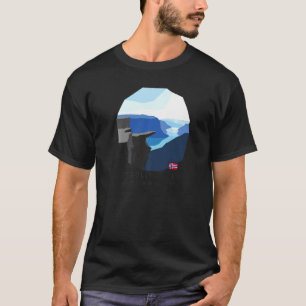 T-shirt Trolltunga Troll Rock Randonnée Norvège Souveni