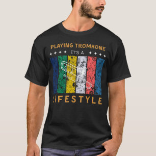 T-shirt Trombone c'est un style de vie amusant Tee