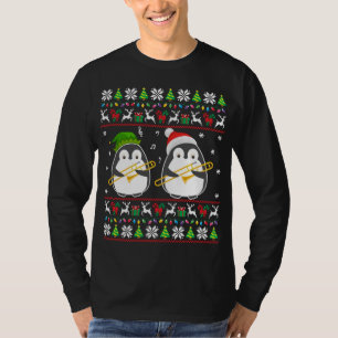 T-shirt Trombone laide Sweater Elf Père Noël Penguin