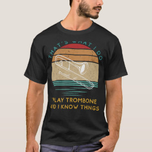 T-shirt Trombone Maestro : Tunes & Sagesse Witty Humoris