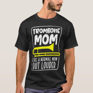 T-shirt Trombone Maman Marching Band Trombonist maman Ligh