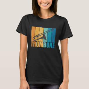 T-shirt Trombone Musicien Instrument de musique Vintage Ve