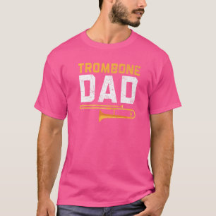 T-shirt Trombone Papa Musical Instrument Musicien Pères D