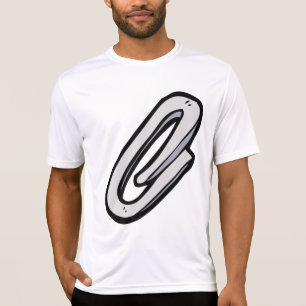 T-shirt Trombone Pince à Papier Argent Papeterie et Fourni