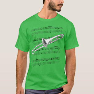 T-shirt Trombone Player Trombonist Brass Musicien