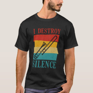 T-shirt Trombone Trombonist Player Marching Band Musicien