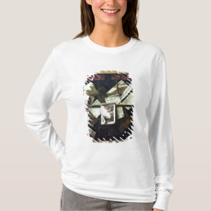 T-shirt Trompe - l ' oeil avec les lettres et les carnets,