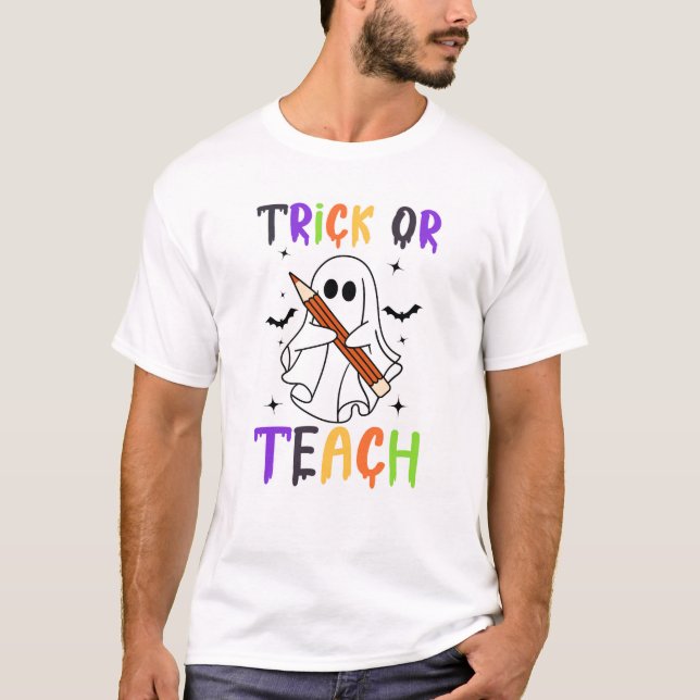 T-shirt tromper ou enseigner (Devant)