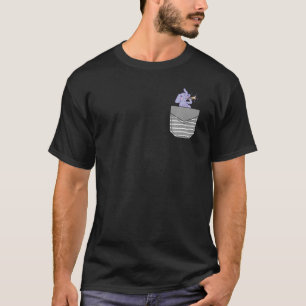 T-shirt Trompete Patinage Elephant En Poche
