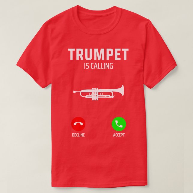 T-shirt trompette 1 (Design devant)