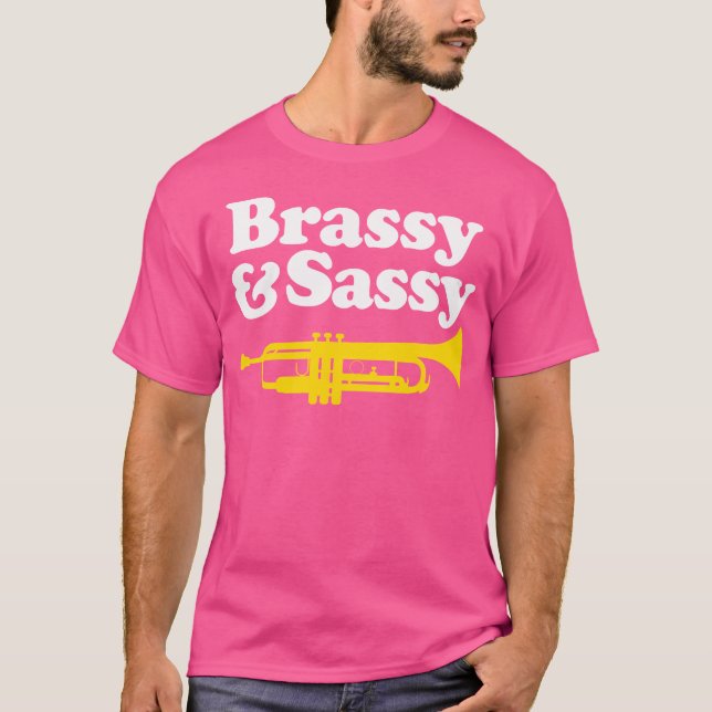 T-shirt Trompette Brassy Et Sassy (Devant)