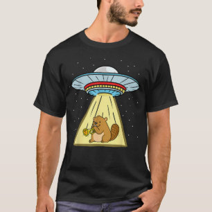T-shirt Trompette de castor d'enlèvement d'ovni