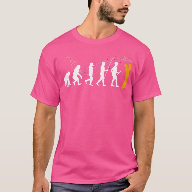 T-shirt Trompette de l'évolution (Devant)