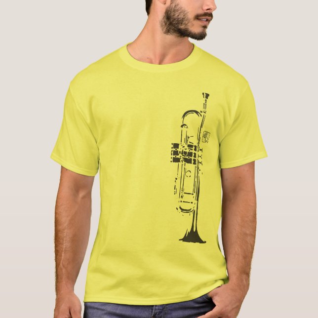 T-shirt trompette de sf-inter.com avec le logo d'avatar (Devant)