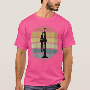 T-shirt Trompette de Vinatge T Chemise Trumpet Enfants Tru