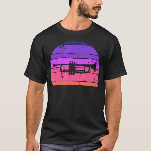 T-shirt Trompette en laiton (Devant)